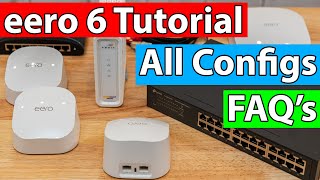 eero 6 Setup Guide  FAQs Answered  All Configs Shown [upl. by Iong]