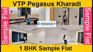 VTP Pegasus Kharadi  1 BHK Sample Flat Tour  VTP Euphoria  VTP Kharadi New Project [upl. by Eeleimaj]