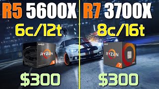 Ryzen 5 5600X vs Ryzen 7 3700X  Test in 9 Games [upl. by Divaj]