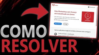 Como remover a mensagem de alerta de ativação do Photoshop 2024 [upl. by Donohue]