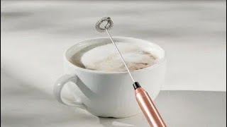 Unboxing Handheld Milk Frother  My new kitchen toy 😍 [upl. by Airednaxela180]