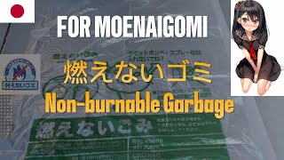 EXPLORING WHAT YOU PUT IN NONBURNABLE GARBAGE 燃えないゴミ MOENAIGOMI IN JAPAN japan livinginjapan [upl. by Clarise]