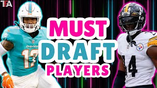 6 PLAYERS YOU MUST DRAFT IN FANTASY FOOTBALL 2024 [upl. by Jana]