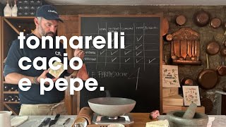 Tonnarelli cacio e pepe [upl. by Leirbaj]