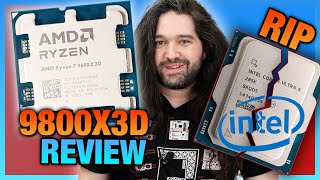 RIP Intel AMD Ryzen 7 9800X3D CPU Review amp Benchmarks vs 7800X3D 285K 14900K amp More [upl. by Ilsel]