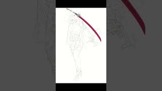 Fanart Kafka Honkai Star Rail speeddrawing honkaistarrailfanart art kafka digitalart fanart [upl. by Nessie]