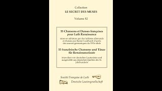 Sermisy  2 chansons Newsidler et Anonyme extrait du Volume 52 de la SFL [upl. by Elleiram766]