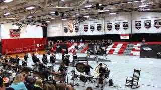 Musselman High School Indoor Percussion  At Your Own Risk  03192016 [upl. by Yelekreb]