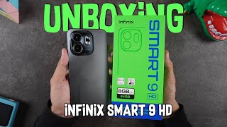 CHIPSET BARU LAGI  UNBOXING INFINIX SMART 9 HD Indonesia [upl. by Magnusson556]