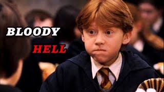 Ron Weasley’s Bloody Hell Count in Harry Potter [upl. by Spanjian]