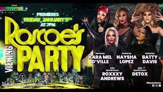 Roxxxy Andrews amp Detox  Roscoes RuPauls Drag Race Season 16 Viewing Party [upl. by Eseerehs810]