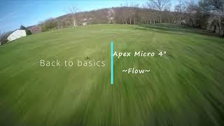 Apex Micro 4quot  Freestyle FPV  Back to basics  DJI session 5  4s Powa [upl. by Wallis]