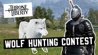 How to start and complete the Wolf Hunting Contest  Throne and Liberty guide [upl. by Nairehs]