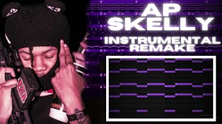 How AP SKELLY by kankan was made Instrumental remake  FREE FLP [upl. by Terrijo412]