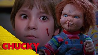 Andy Barclay vs Chucky  Chucky Official [upl. by Leeann]