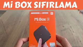 Xiaomi Mi Box S 4K Sıfırlama Fabrika Ayarlarına Döndürme  Xiaomi Mi Box S 4K Hard Reset [upl. by Amsirac]