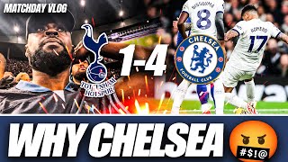 I CAN’T BELIEVE THIS WHY CHELSEA 🤬 Tottenham 14 Chelsea EXPRESSIONS MATCH DAY VLOG [upl. by Drofkcor]