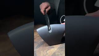 Sharpness test on the world biggest mushroom fyp knife knifesharpening ray knifesharpener [upl. by Cristobal942]