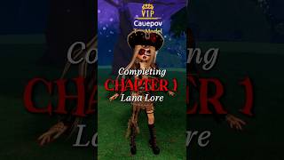 COMPLETING CHAPTER 1 LANA LORE⁉️ roblox dresstoimpress dti shorts [upl. by Aikemit]