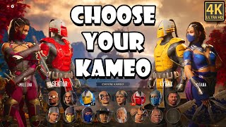 Mortal Kombat 1  How to Choose your Kameo Character [upl. by Teerprah]