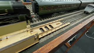 Demonstration of an Intentio Fiddle Yard Cassette for 7mm O Gauge [upl. by Zehc867]