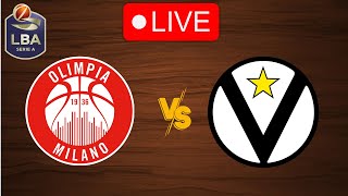 🔴 Live Olimpia Milano vs Virtus Bologna  Live Play By Play Scoreboard [upl. by Atolrac]