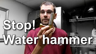 Stopping water hammer caused by my washing machine [upl. by Bone]