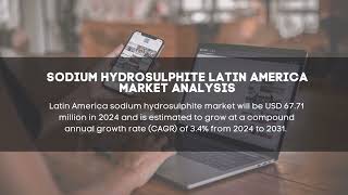 Sodium Hydrosulphite Market Report 2024 [upl. by Kihtrak]