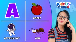 ABC Vocabulary  Learning English Words  Letters of the Alphabet A to Z [upl. by Mamie]