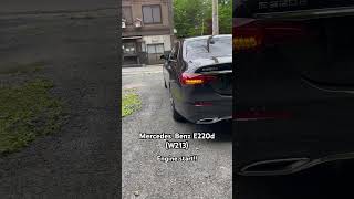 2023 MercedesBenz E220d W213 Engine start [upl. by Jobey]