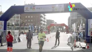 Mitja Marató  10K Ciutat de Tarragona Temps darribada 2 03 2 05 [upl. by Arimihc]