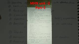 MHM part3 unit2 Classification of ICD11 in short [upl. by Atikim45]