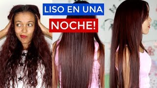 CABELLO LISO  LACIO NATURAL SIN PLANCHA NI SECADORFUNCIONA  ELI GARCIA [upl. by Panta]