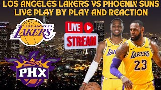 LIVE  Los Angeles Lakers Vs Phoenix Suns Play By Play amp Reaction nba [upl. by Ailimaj]