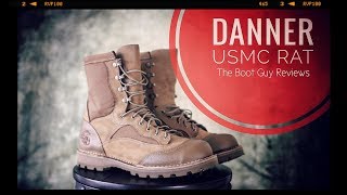 DANNER USMC RAT  The Boot Guy Reviews [upl. by Assirolc]