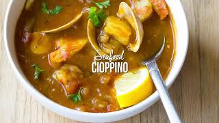 Seafood Cioppino Recipe [upl. by Haase]