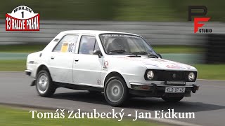 Tomáš Zdrubecký  Jan Eidkum  Škoda 120  XIII Rallye Praha Revival 2024 [upl. by Pembrook633]