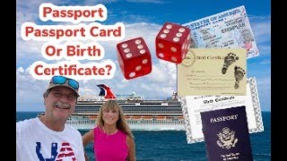 Cruise Lines Passports Birth Certificates and Passport Cards [upl. by Nigen]