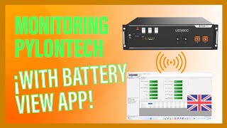 How to Monitor a Solar Battery Pylontech Battery View [upl. by Vassar769]