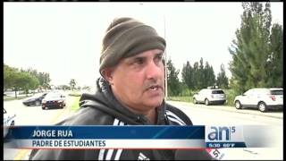 Tiroteo en una escuela secundaria en Miami Gardens  América TeVé [upl. by Vial710]