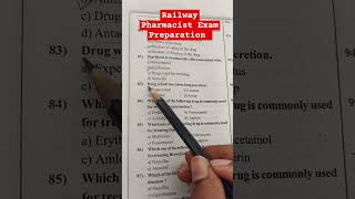 Railway Pharmacist Exam Preparation GPATDISCUSSIONCENTER PHARMAROCKSMEDICINE pharmamcq [upl. by Sitruk19]