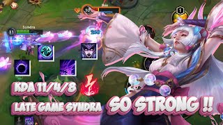 LATE GAME SYNDRA IS SO STRONG  SPIRIT BLOSSOM SYNDRA GAMEPLAY  WILD RIFT BUILD  RUNES [upl. by Rhoda778]