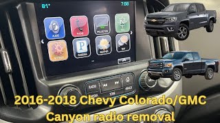 Transform Your Ride Chevy ColoradoGMC Canyon Radio Removal Guide [upl. by Zorana766]