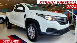 Fiat Strada Freedom Cabine Plus 2024 é a melhor picape para trabalho do mercado mas vale R110490 [upl. by Natanoy]