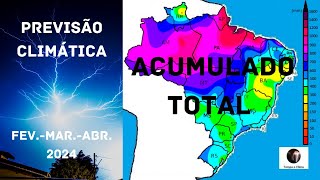 Previsão Climática fevereiromarçoabril2024  Tempo e Clima [upl. by Donough896]