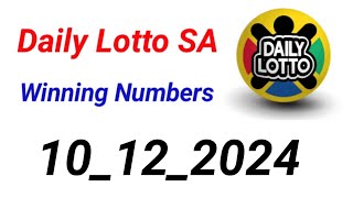 Daily Lotto SA Prediction 10122024 [upl. by Ehlke749]