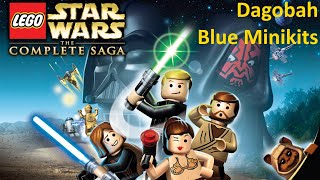 LEGO Star Wars The Complete Saga  Dagobah  All Blue Minikits [upl. by Leahcimal]