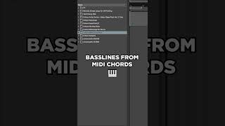 Create A Simple Bassline If You’re A Beginner Using MIDI Chords [upl. by Mureil]