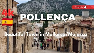 Pollensa Pollença 4K Walking Tour Mallorca Majorca 2023 🇪🇸 [upl. by Sarnoff]