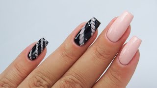 Braid nails tutorial  charbonne [upl. by Wynn706]